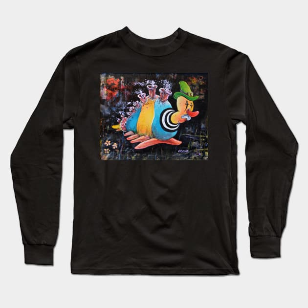 While the Patient Slept Long Sleeve T-Shirt by GnarledBranch